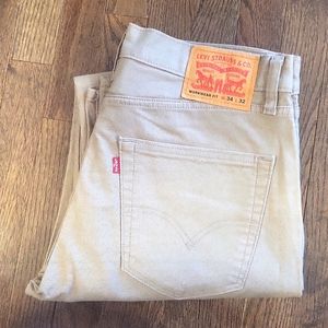 NEW Men's Levis Tan Jeans